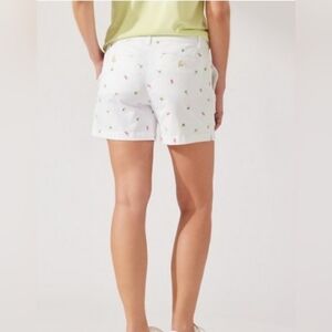 Tommy bahama Boracay Tropical Toss Embroidered 5-Inch Shorts size 14